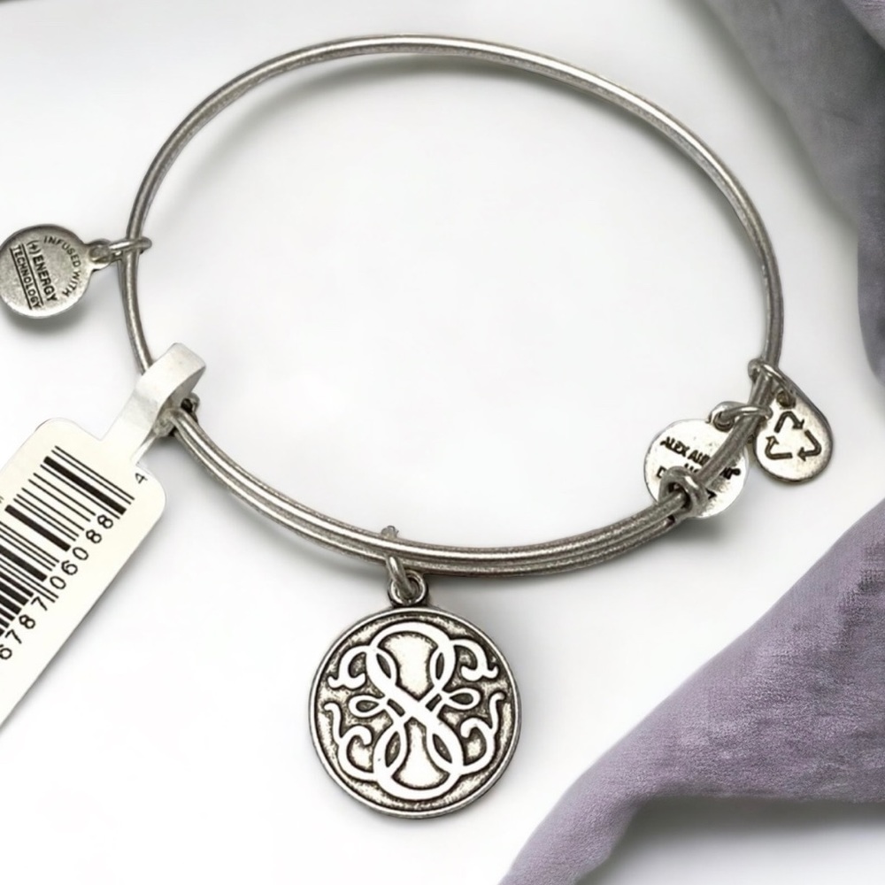 Alex and Ani Bracelet Path of Life ll Expandable Charm Bangle Silver Adjustable
